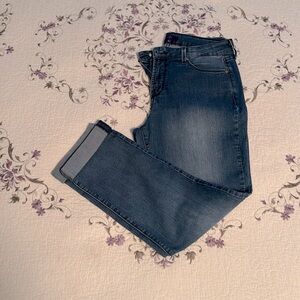 NYDJ cropped cuffed jeans